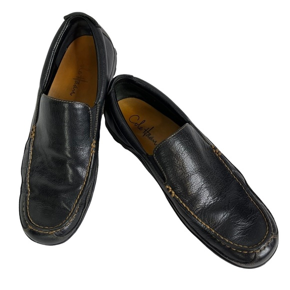Cole Haan Tucker Venetian Men’s Black Slip‎ On Loafers Shoes Sz 9.5 main image 6
